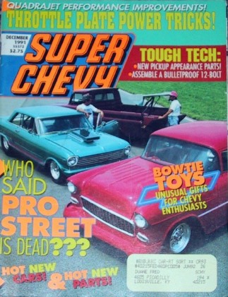 SUPER CHEVY 1991 DEC - DECODING THE '58-'64 BIG CARS